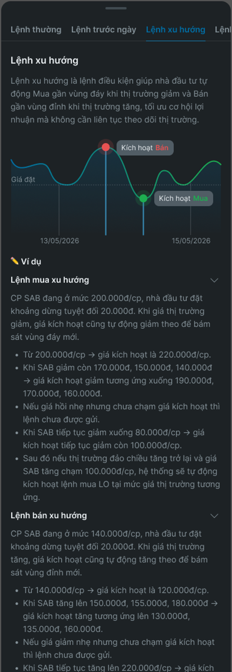 Lệnh trước ngày