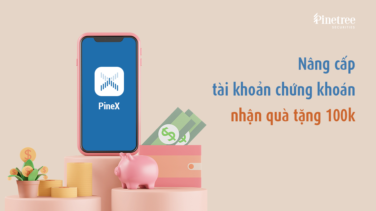 Nâng cấp tài khoản chứng khoán trong ứng dụng PineX