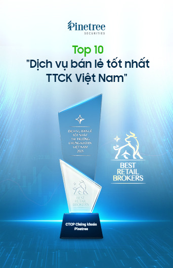 Pinetree lọt Top 10 ‘Dịch vụ bán lẻ tốt nhất thị trường chứng khoán Việt Nam’